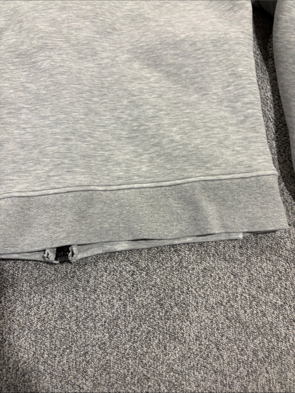 Nike Tech -Light Gray Heather Full-Zip Nike Tech - Picture 8 of 10